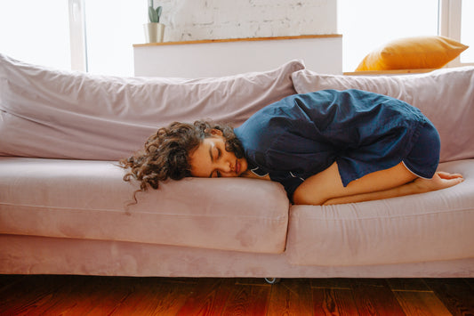woman with cramp pain - Photo by Polina Zimmerman from Pexels